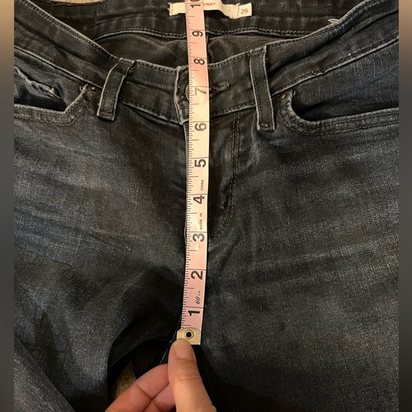 Levi’s 711 black skinny jeans - Picture 5 of 6